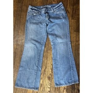 *Y2K* American Eagle Favorite Boyfriend size 8 Short denim blue jeans